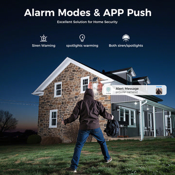 4K Solar Security Cameras Wireless Outdoor Black